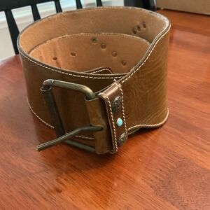 Vintage Balizza Leather Belt Women's Medium